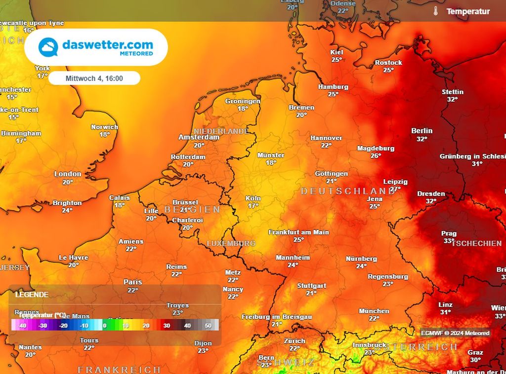 wetter, mittwoch, wetterlage