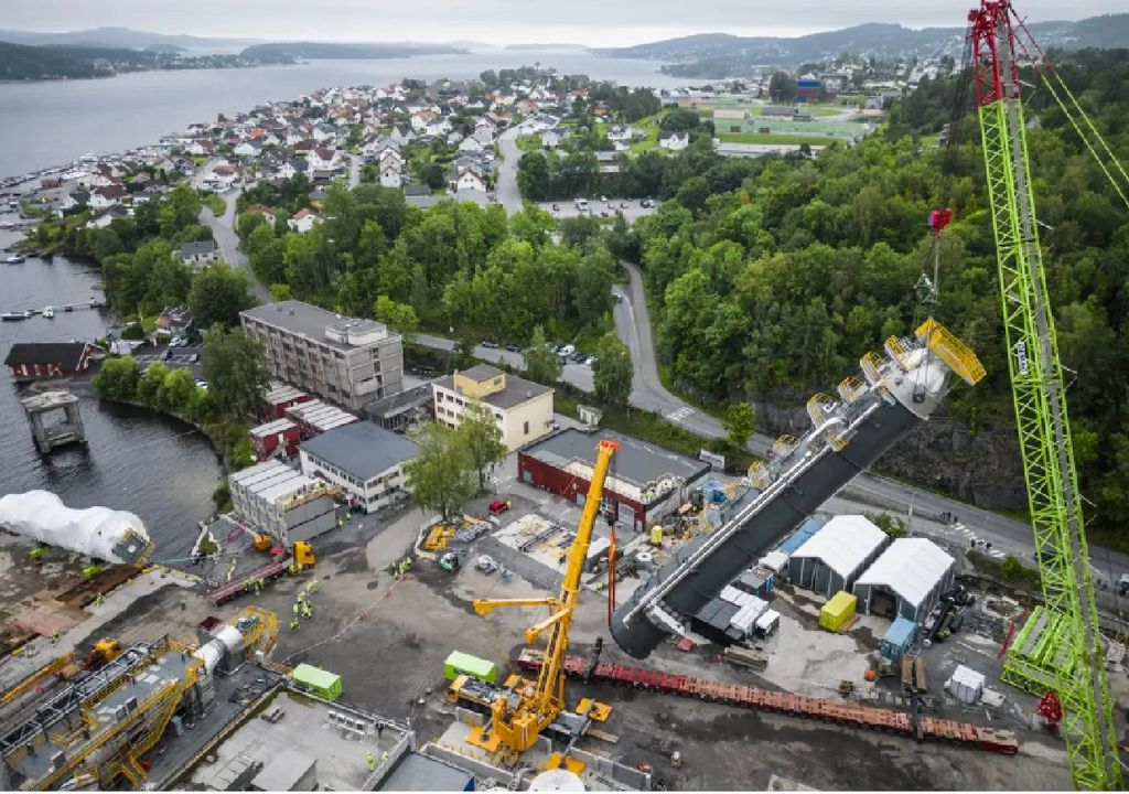 Heidelberg Materials en Brevik, Noruega, cemento CO2