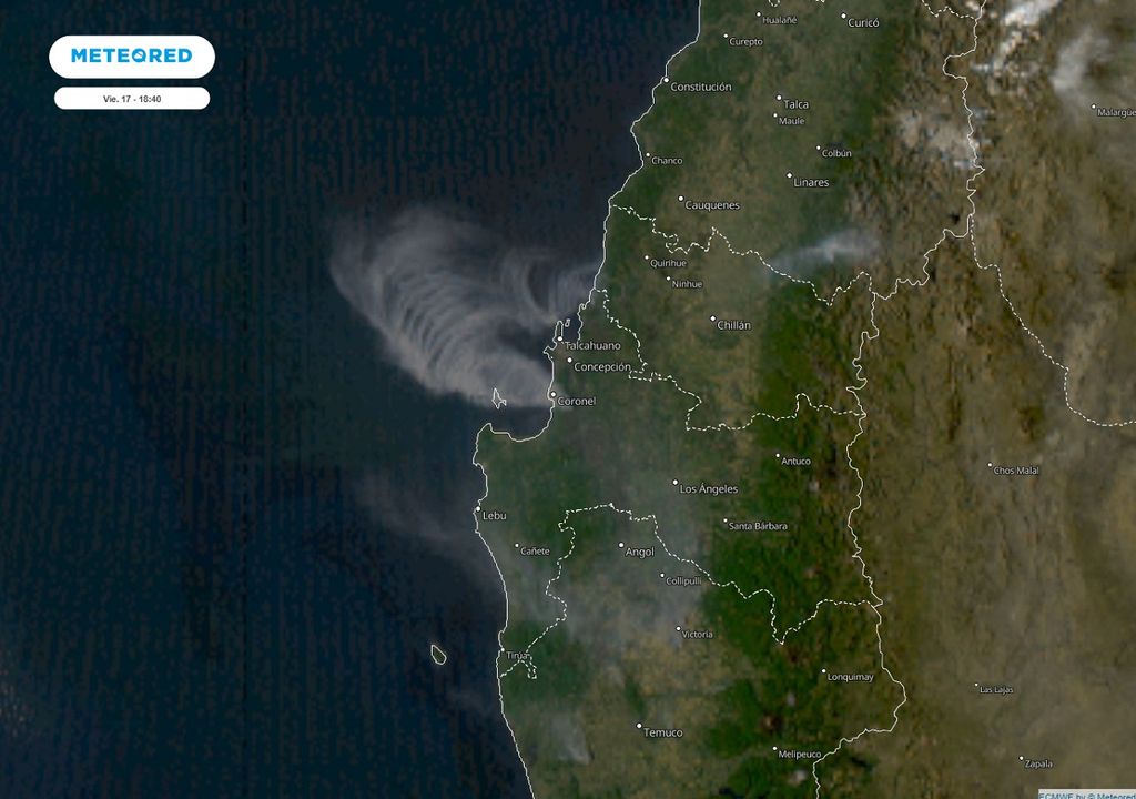 Humo; incendios forestales; imágenes satelitales