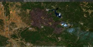 El incendio más intenso en marzo en la Comunidad Valenciana
