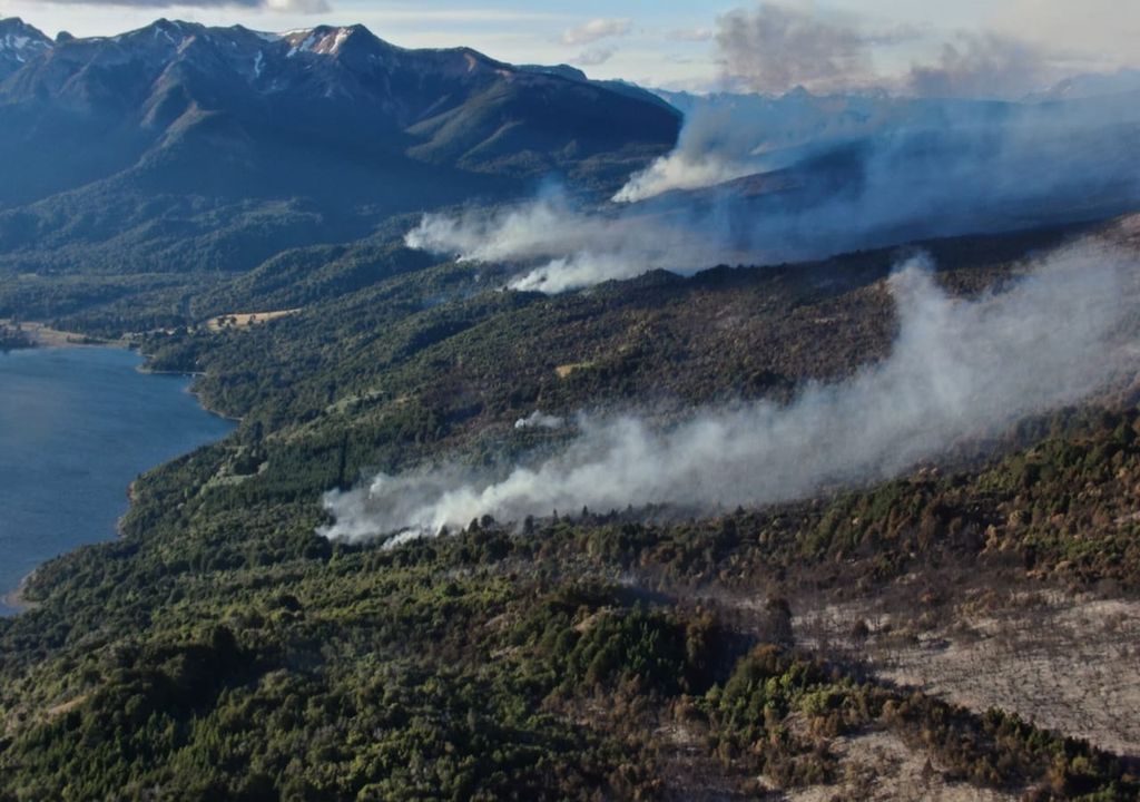 Incendio en el Parque Nacional Nahuel Huapi FEBRERO 2024