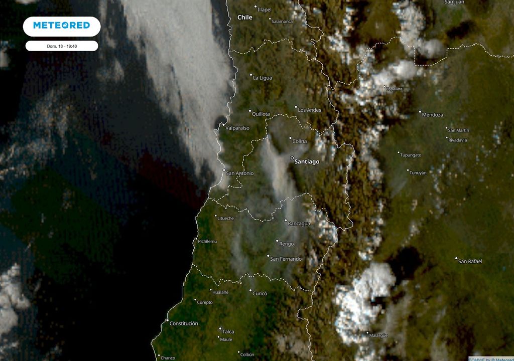 Imagen satelital; incendios forestales