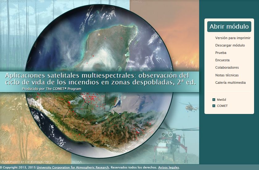Incendios Desde Satélites: Módulo De Enseñanza