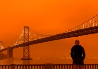 Incendios: el cielo de San Francisco como nunca lo viste