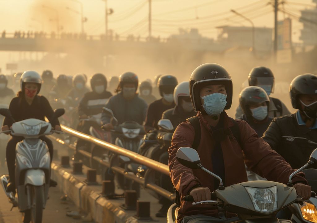 Contaminación en Asia
