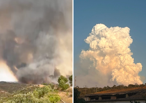 Incendios en Espa&ntilde;a, &uacute;ltima hora: piroc&uacute;mulos, tornados de fuego y patrimonio evacuado en Niebla y Pe&ntilde;as de Riglos