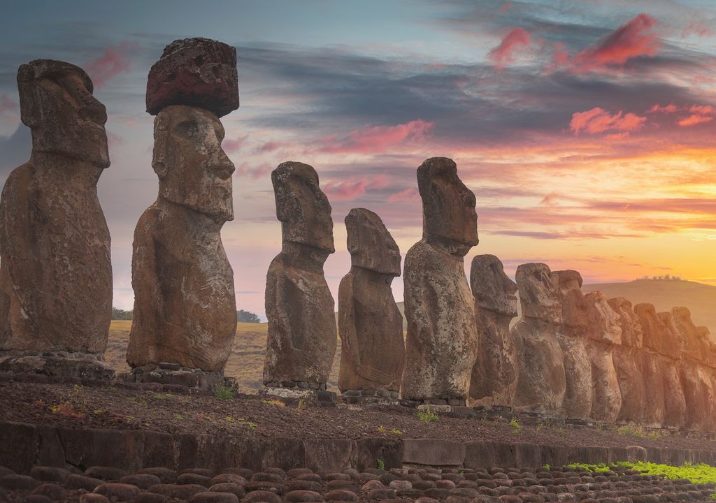 Moai; Isla de Pascua; Rapa Nui