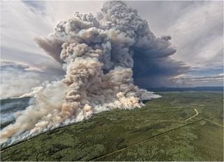 Incêndios florestais no Canadá afetaram a qualidade do ar em boa parte do Hemisfério Norte!