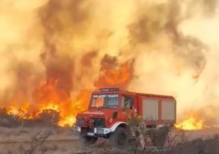 Incendios forestales en Córdoba: continúa el combate de las llamas