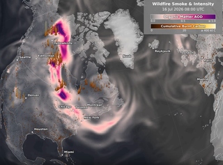 Los incendios forestales extremos en Canad&aacute; provocan una grave contaminaci&oacute;n atmosf&eacute;rica en zonas de Estados Unidos