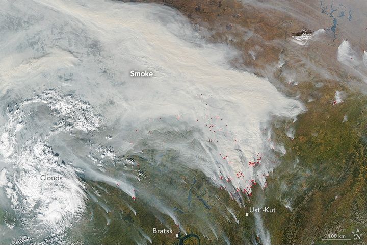 Incendios Y Fuegos En Siberia: El Humo A Más De 9 Km De Altura