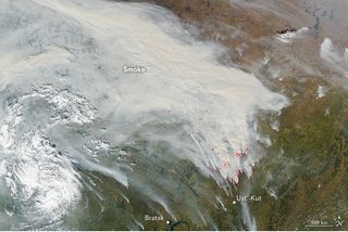 Incendios y fuegos en Siberia: el humo a más de 9 km de altura