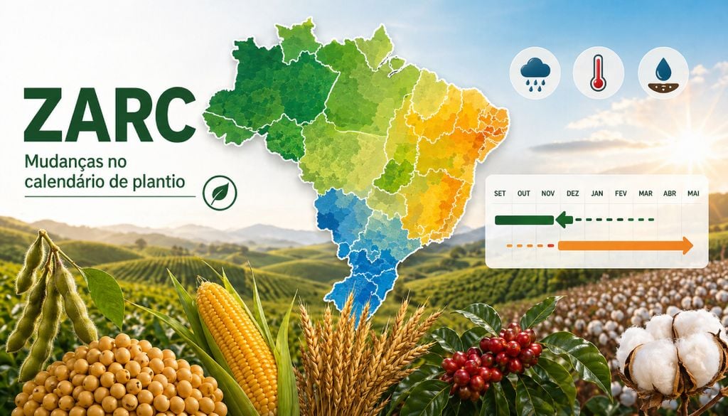 Mudanças no calendário de plantio aumentam a importância do planejamento climático para reduzir perdas no campo brasileiro.