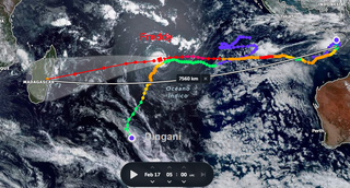 El increíble y raro ciclón tropical Freddy: de Indonesia al sur de África