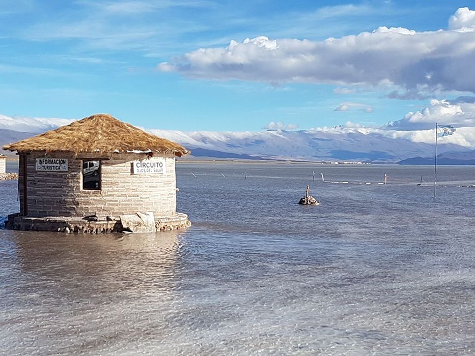 Inundaciones en las Salinas Grandes