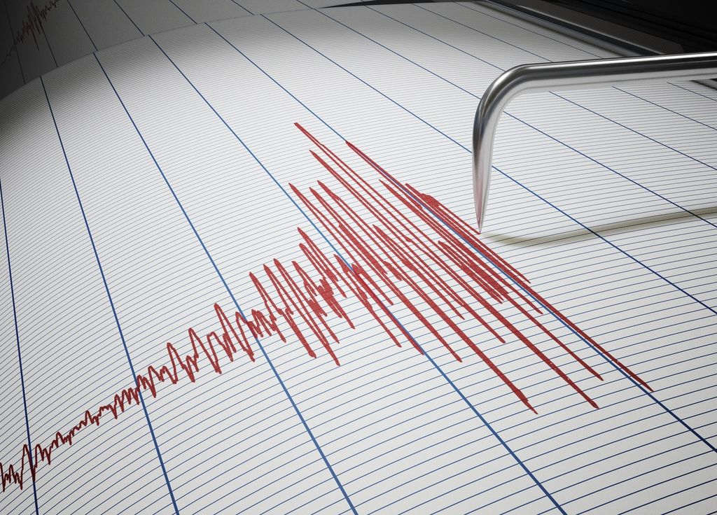 Earthquake pretext seismograph