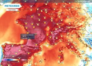Incroyable : le seuil de chaleur de 25&deg;C atteint dans pr&egrave;s de la moiti&eacute; des grandes villes de France ce jeudi 15 octobre