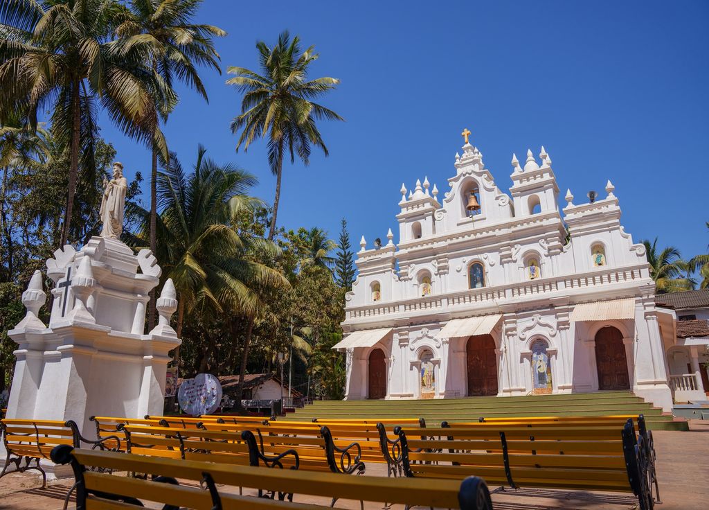 Eglise catholique du Mont Carmel à Goa. Eglise catholique du Mont Carmel à Goa.