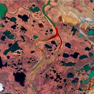 Indemnización de $ 2 mil millones por el derrame en el Ártico ruso