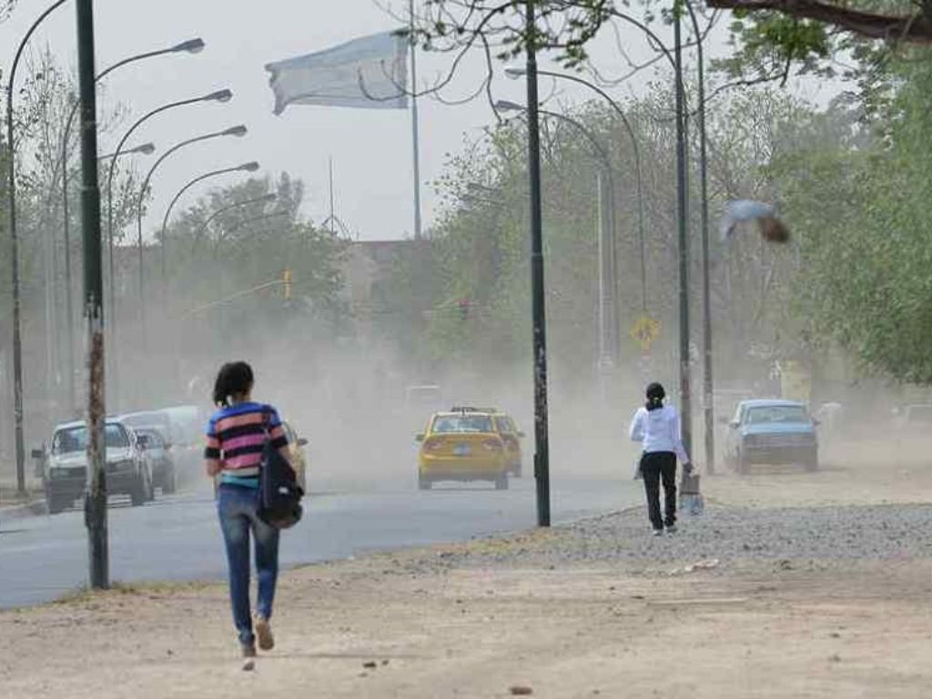 Viento norte ráfagas alerta Córdoba