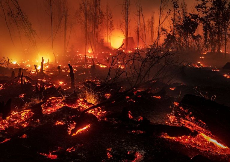 Incendio en Indonesia Incendio en Indonesia