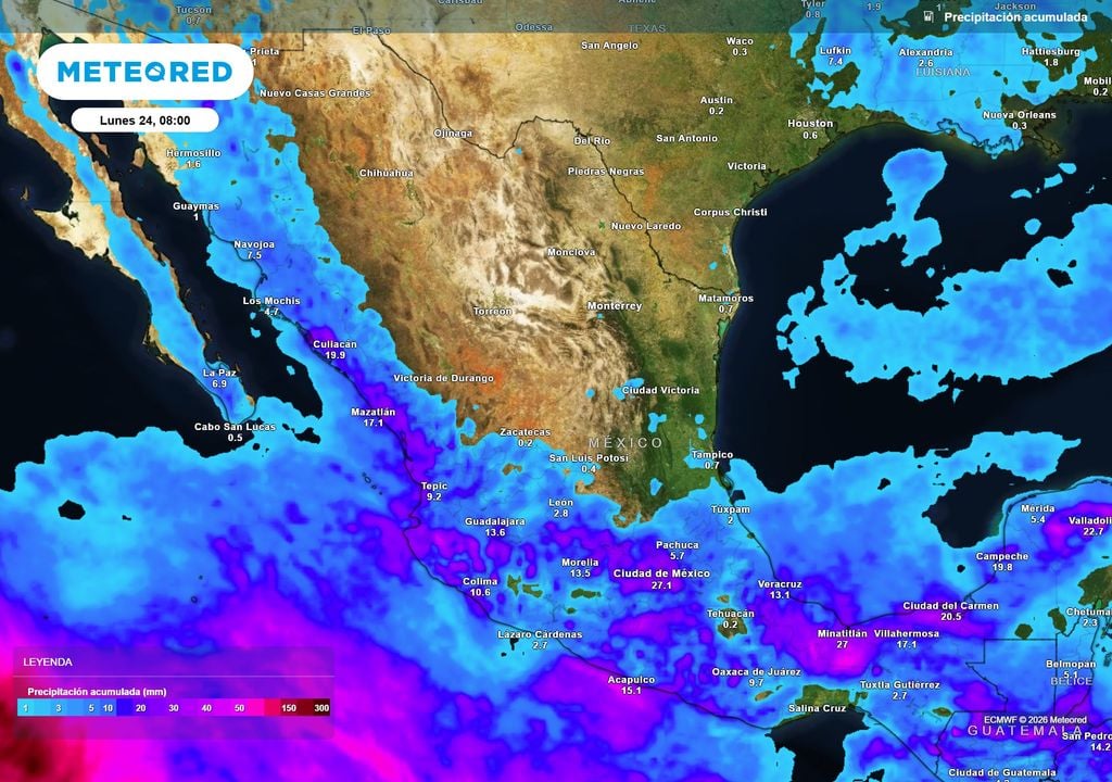 Otra tarde de tormentas dispersas y fuertes se pronostican para el centro-sur y occidente del país con 20-50 mm, siendo probables las granizadas y viento.