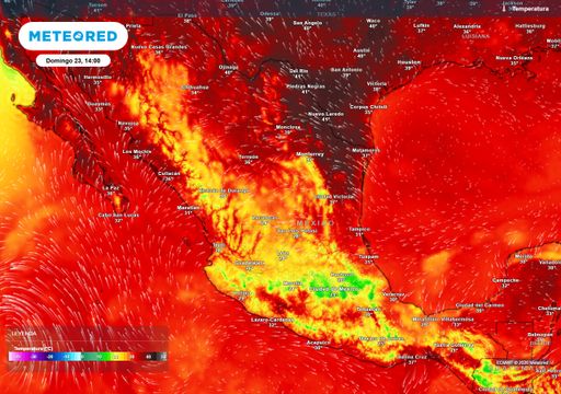 Inestabilidad con tormentas volver&aacute;n a generarse hoy domingo en M&eacute;xico, adem&aacute;s de calor y bochorno superando los 40 &deg;C