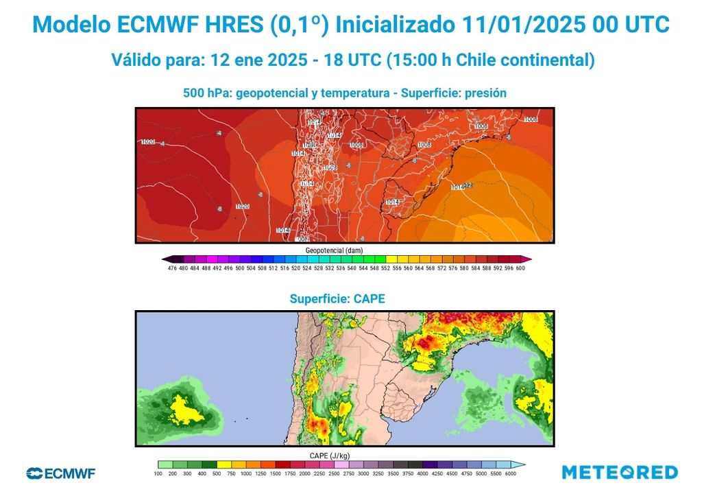 mapas de 500 hPa y cape mapas de 500 hPa y cape