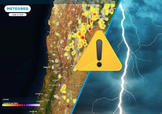 Inestabilidad se apodera de algunos sectores de la zona central de Chile hasta el próximo lunes