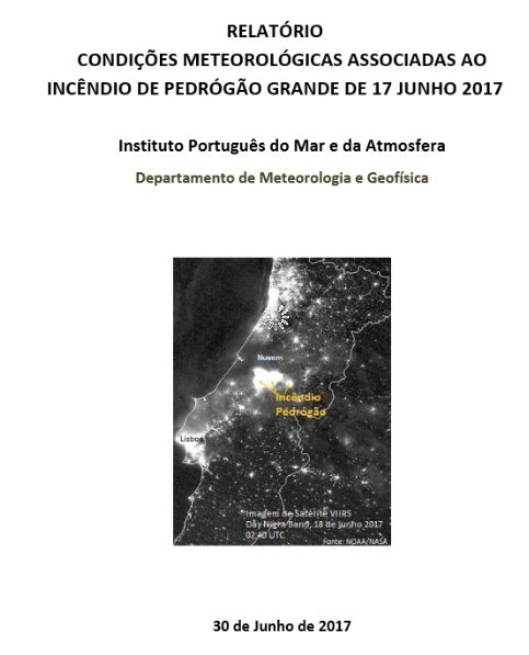 Informe Meteorológico Del Incendio De Pedrogão Grande