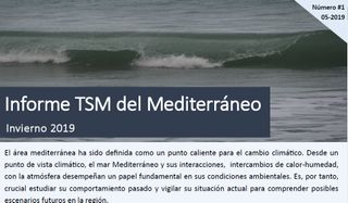 Informe sobre temperatura superficial del mar en el Mediterráneo