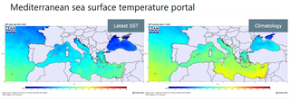 Informe sobre temperatura superficial del Mediterráneo: Otoño 2021