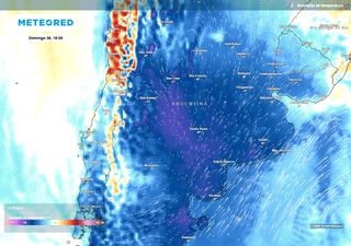 Ingreso de aire polar y riesgo de heladas: fuerte cambio t&eacute;rmico tras lluvias en el este de Argentina