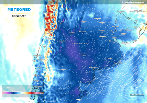 Ingreso de aire polar y riesgo de heladas: fuerte cambio t&eacute;rmico tras lluvias en el este de Argentina
