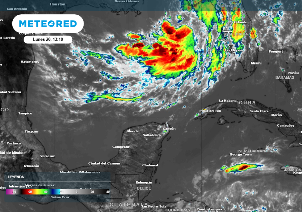 Bertha En las próximas horas se formará la tormenta tropical "Bertha" en el Golfo de México.