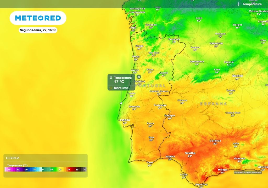 Temperaturas máximas Temperaturas máximas