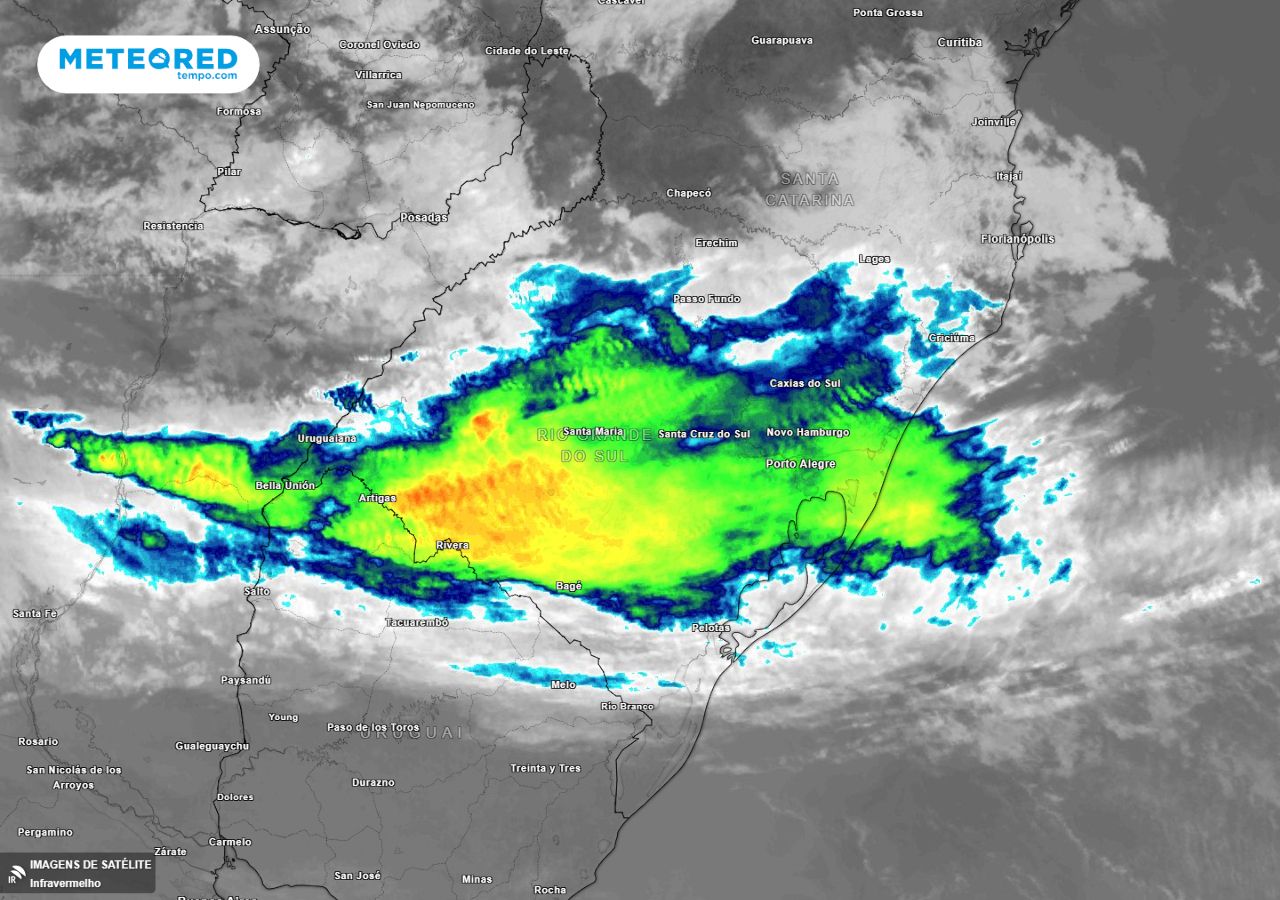 Fim de semana será de chuva na maior parte do RS; para o sábado, Inmet tem  alerta de tempestade na Metade Sul