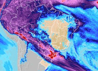INMET emite alerta de chuvas intensas para a Região Sul e volumes podem chegar aos 150 mm no início da semana