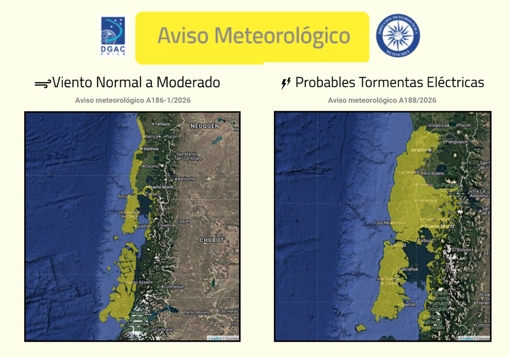 Vientos y probables tormentas eléctricas serán algunas de las consecuencias que dejará el sistema frontal en su paso por el país entre esta noche de viernes 17 y el día sábado 18 de abril.