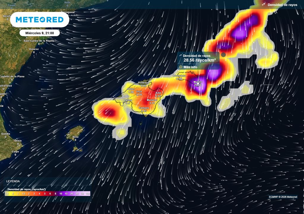 Las tormentas dejarán abundante aparato eléctrico.