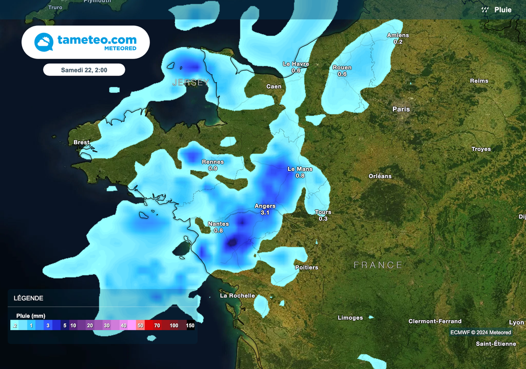 De nouvelles pluies sont attendues dans la nuit de vendredi à samedi.