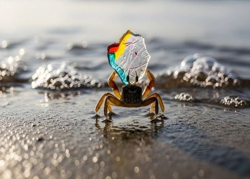 Insolite : et si des crabes &eacute;taient capables de recycler du plastique ?