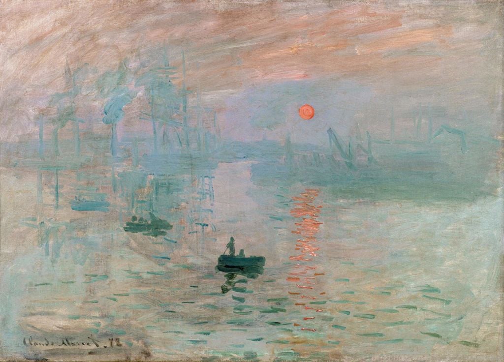 Tableau Claude Monet Impression Soleil Levant impressionnisme
