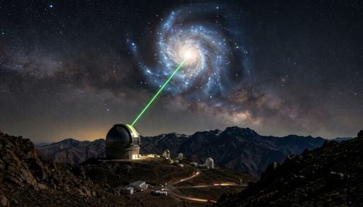 Insolite : pourquoi les astronomes ont-ils tir&eacute; des lasers vers cette n&eacute;buleuse lointaine ?
