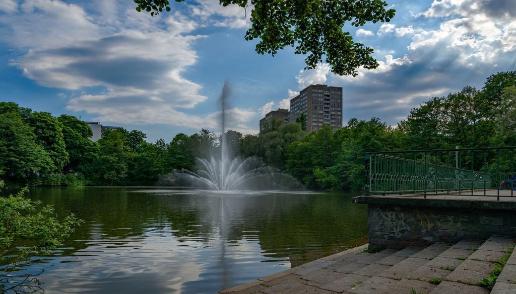 Le Fennpfuhlpark à Berlin.
