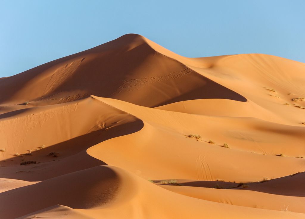 Désert Sahara dunes eau humidité air