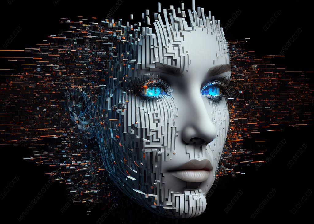 intelligence artificielle, IA, corps parfait, homme, femme