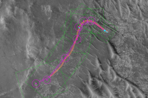 Intelig&ecirc;ncia artificial em Marte? Perseverance usou trajet&oacute;ria planejada por uma IA