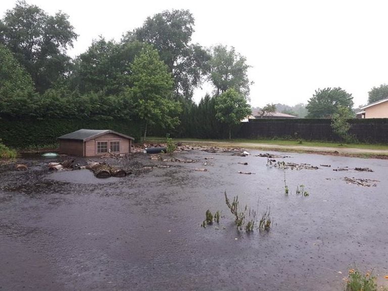 L'épisode d'intempéries a généré des inondations parfois marquées dans le sud-ouest, comme à Belin-Béliet (photo S. Goïcoechéa) L'épisode d'intempéries a généré des inondations parfois marquées dans le sud-ouest, comme à Belin-Béliet (photo S. Goïcoechéa)
