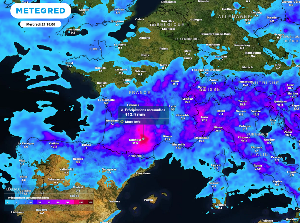Si les intempéries sont parfois violentes au sud, les régions septentrionales sont une nouvelle fois épargnées.